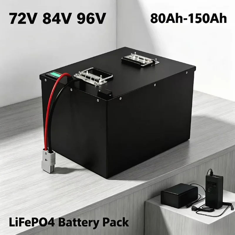 Lifepo4 72V 100Ah Battery Pack Ev - Bateria LiFePO4 com BMS integrado 72V