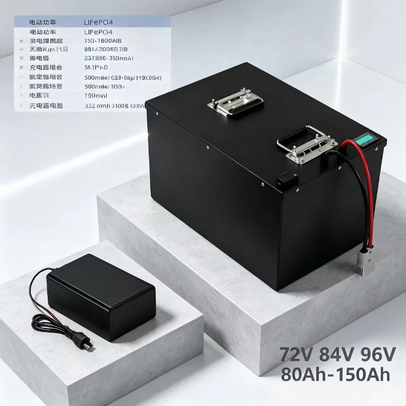 Bateria LiFePO4 com BMS integr - Lifepo4 72V 100Ah Battery Pack Ev avaliação e preço