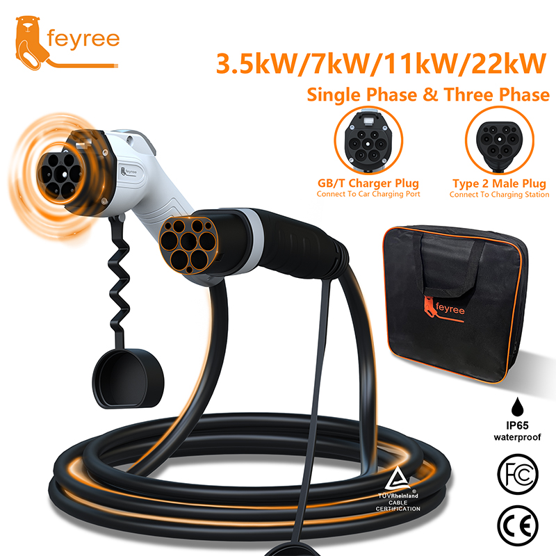 Cabo de Carregamento EV Feyree - Ev Charger Type 2 22Kw 32A 3 Phase avaliação e preço